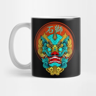 Dragon chinese mask Mug